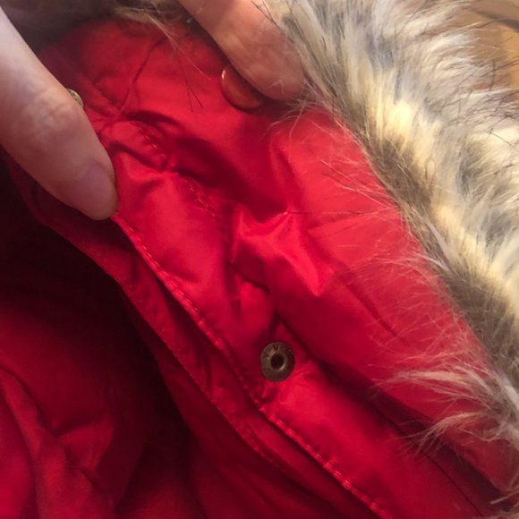 Eddie Bauer Winter Down Parka in Red - Picture 9 of 14